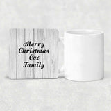 Merry Christmas Cox Family - Drink Coaster F