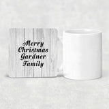 Merry Christmas Gardner Family - Drink Coaster F