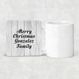 Merry Christmas Gonzalez Family - Drink Coaster F