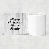 Merry Christmas Henry Family - Drink Coaster F