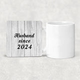 Husband Since 2024 - Drink Coaster F