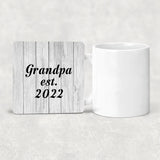 Grandpa Established Est. 2022 - Drink Coaster F