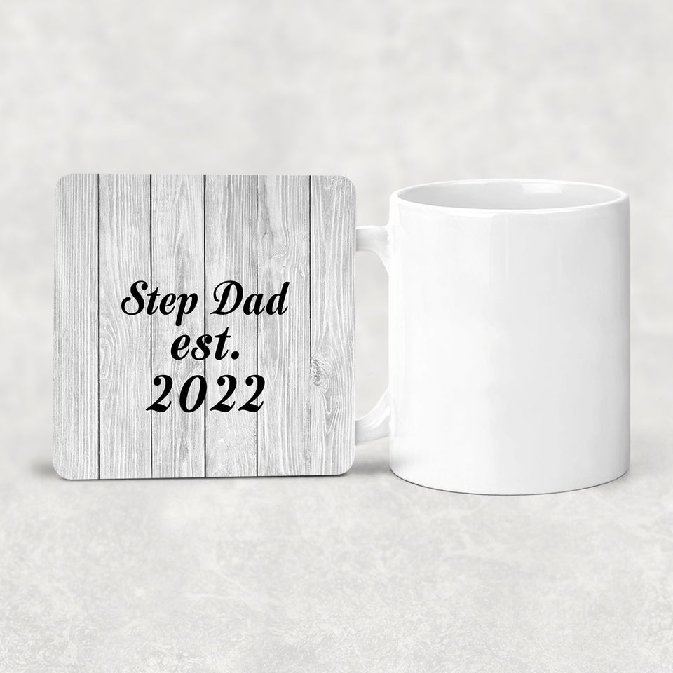 Step Dad Established Est. 2022 - Drink Coaster F