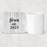 Gran Established Est. 2023 - Drink Coaster F
