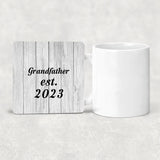 Grandfather Established Est. 2023 - Drink Coaster F