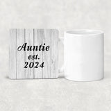 Auntie Established Est. 2024 - Drink Coaster F