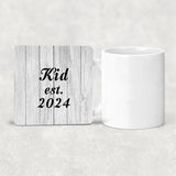 Kid Established Est. 2024 - Drink Coaster F