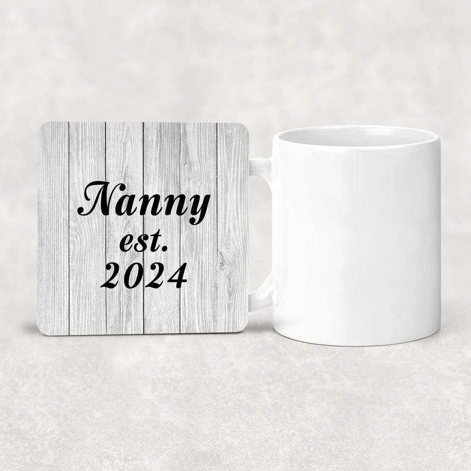 Nanny Established Est. 2024 - Drink Coaster F