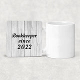 Bookkeeper Since 2022 - Drink Coaster F