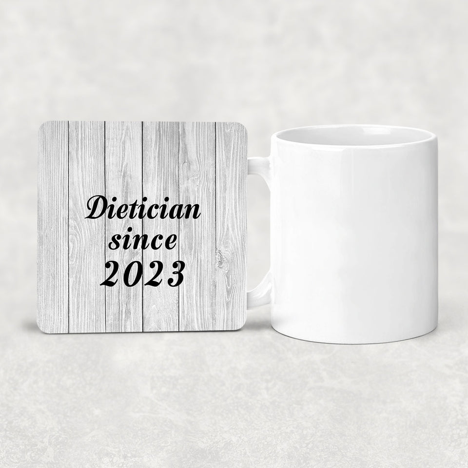 Dietician Since 2023 - Drink Coaster F