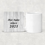 Hair Stylist Since 2023 - Drink Coaster F