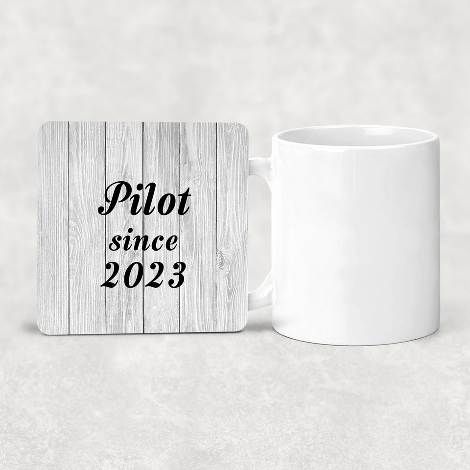 Pilot Since 2023 - Drink Coaster F