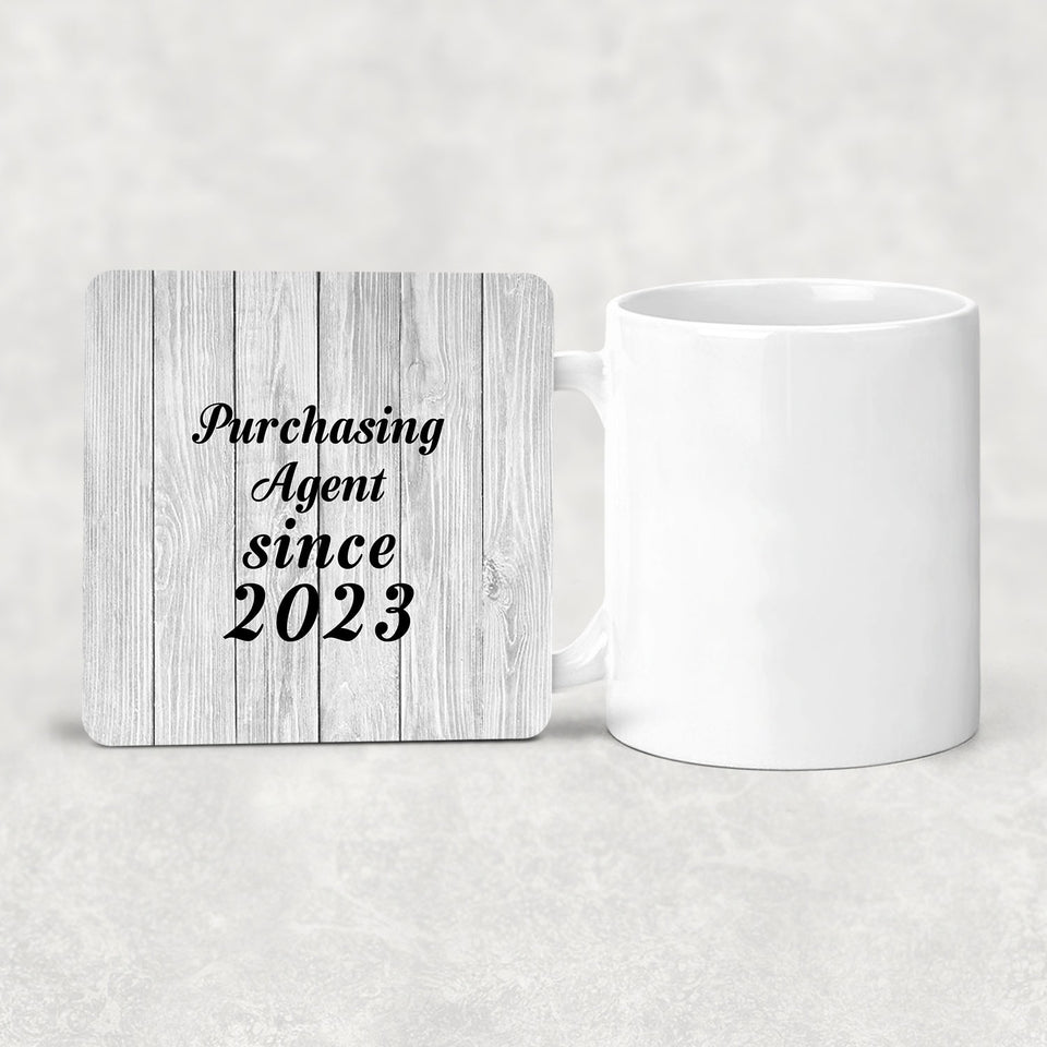 Purchasing Agent Since 2023 - Drink Coaster F