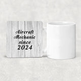 Aircraft Mechanic Since 2024 - Drink Coaster F