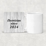 Electrician Since 2024 - Drink Coaster F