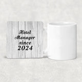 Hotel Manager Since 2024 - Drink Coaster F