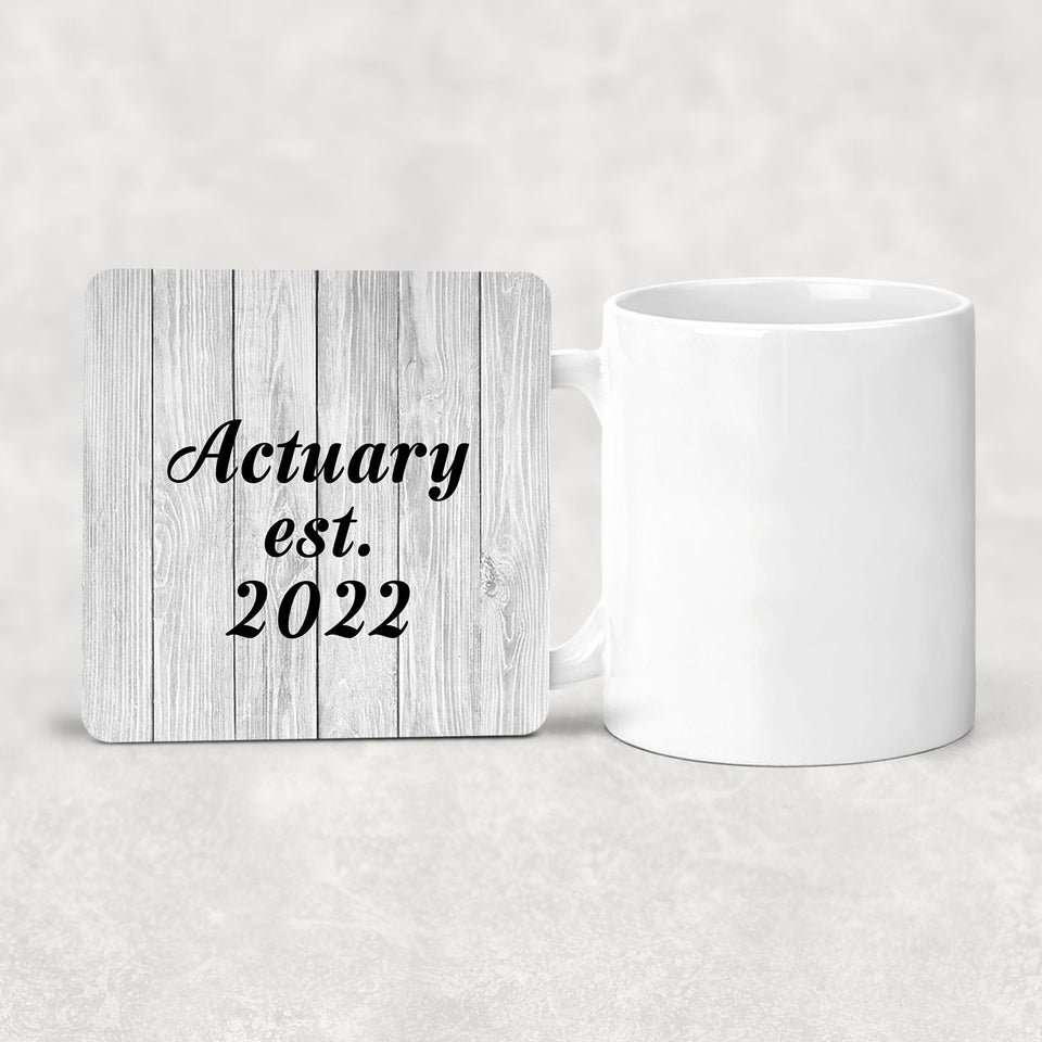 Actuary Established Est. 2022 - Drink Coaster F