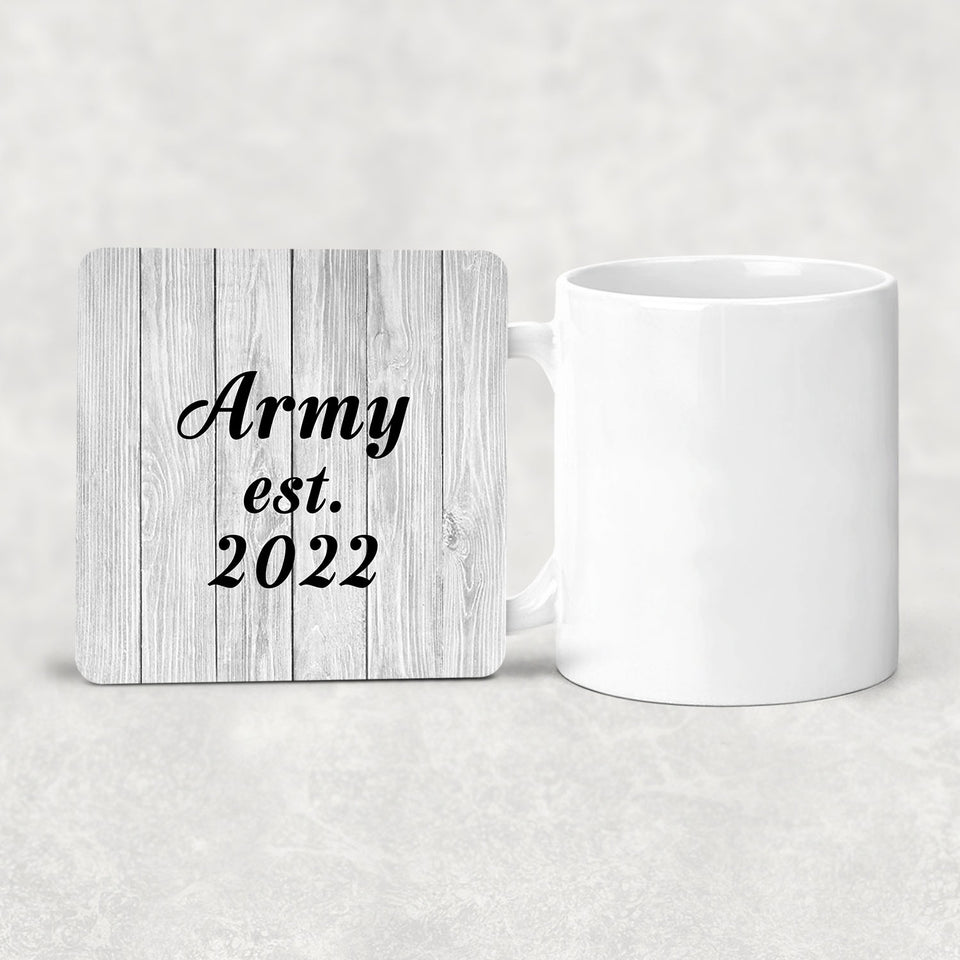 Army Established Est. 2022 - Drink Coaster F