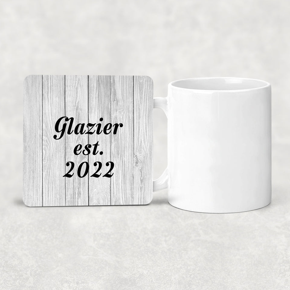 Glazier Established Est. 2022 - Drink Coaster F