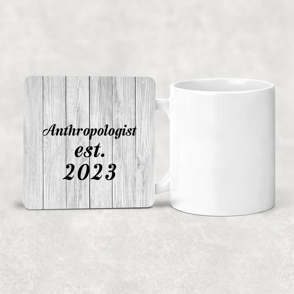 Anthropologist Established Est. 2023 - Drink Coaster F