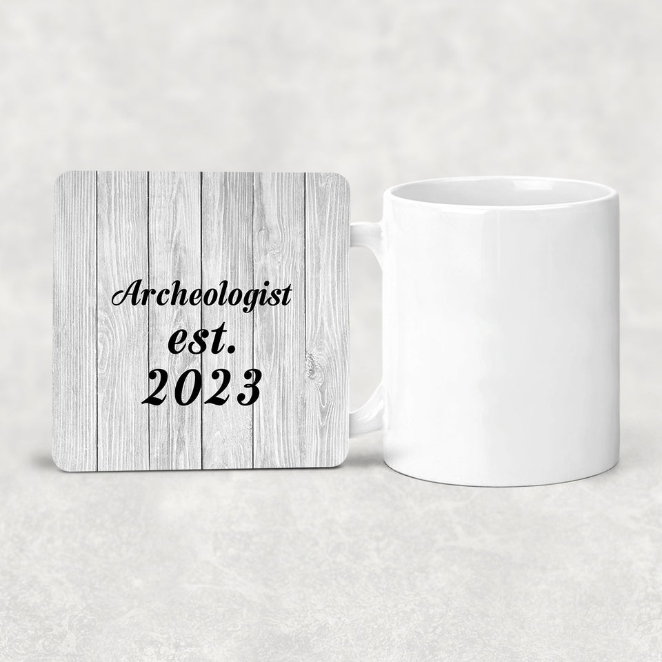 Archeologist Established Est. 2023 - Drink Coaster F