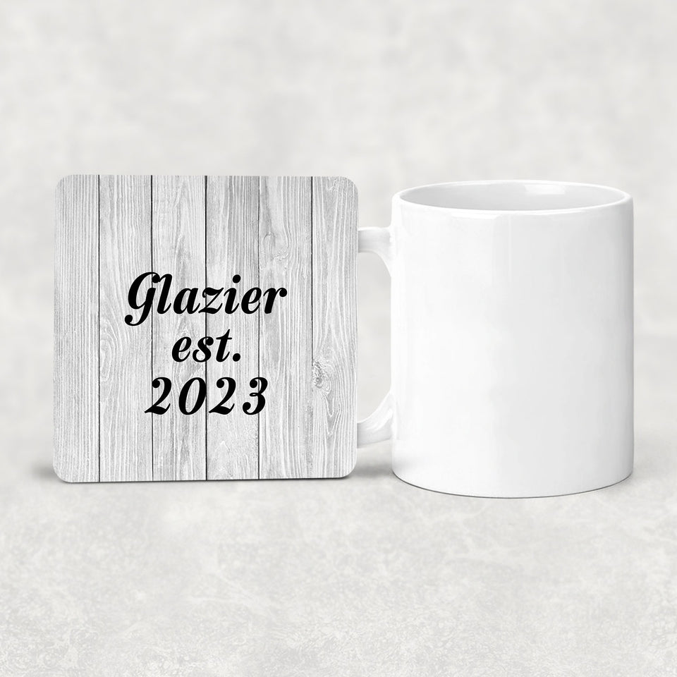 Glazier Established Est. 2023 - Drink Coaster F