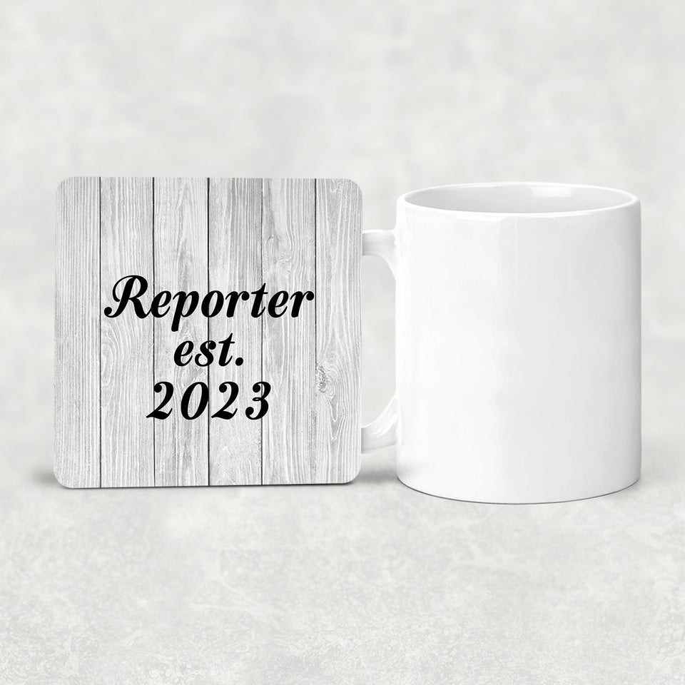Reporter Established Est. 2023 - Drink Coaster F