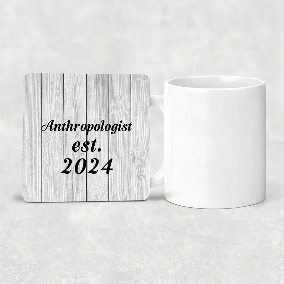 Anthropologist Established Est. 2024 - Drink Coaster F