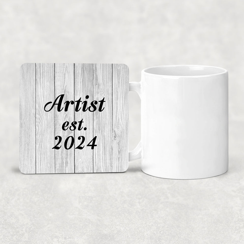 Artist Established Est. 2024 - Drink Coaster F