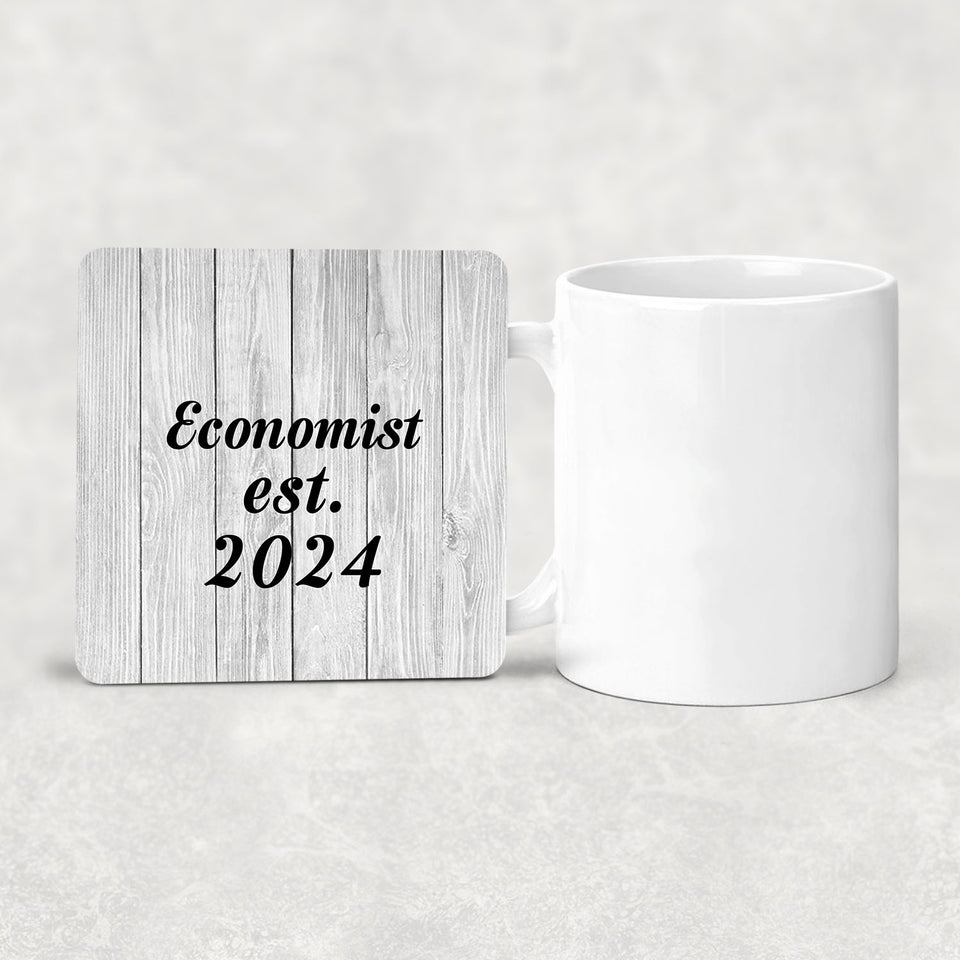 Economist Established Est. 2024 - Drink Coaster F