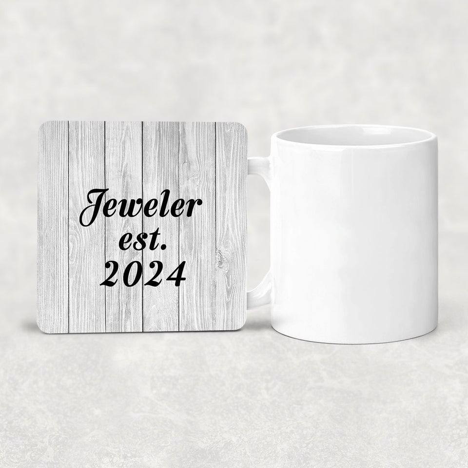 Jeweler Established Est. 2024 - Drink Coaster F