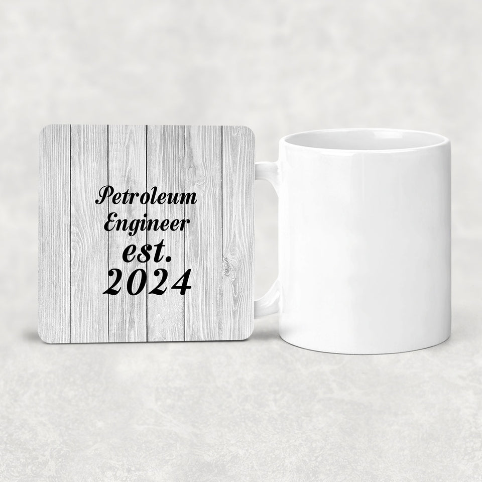 Petroleum Engineer Established Est. 2024 - Drink Coaster F