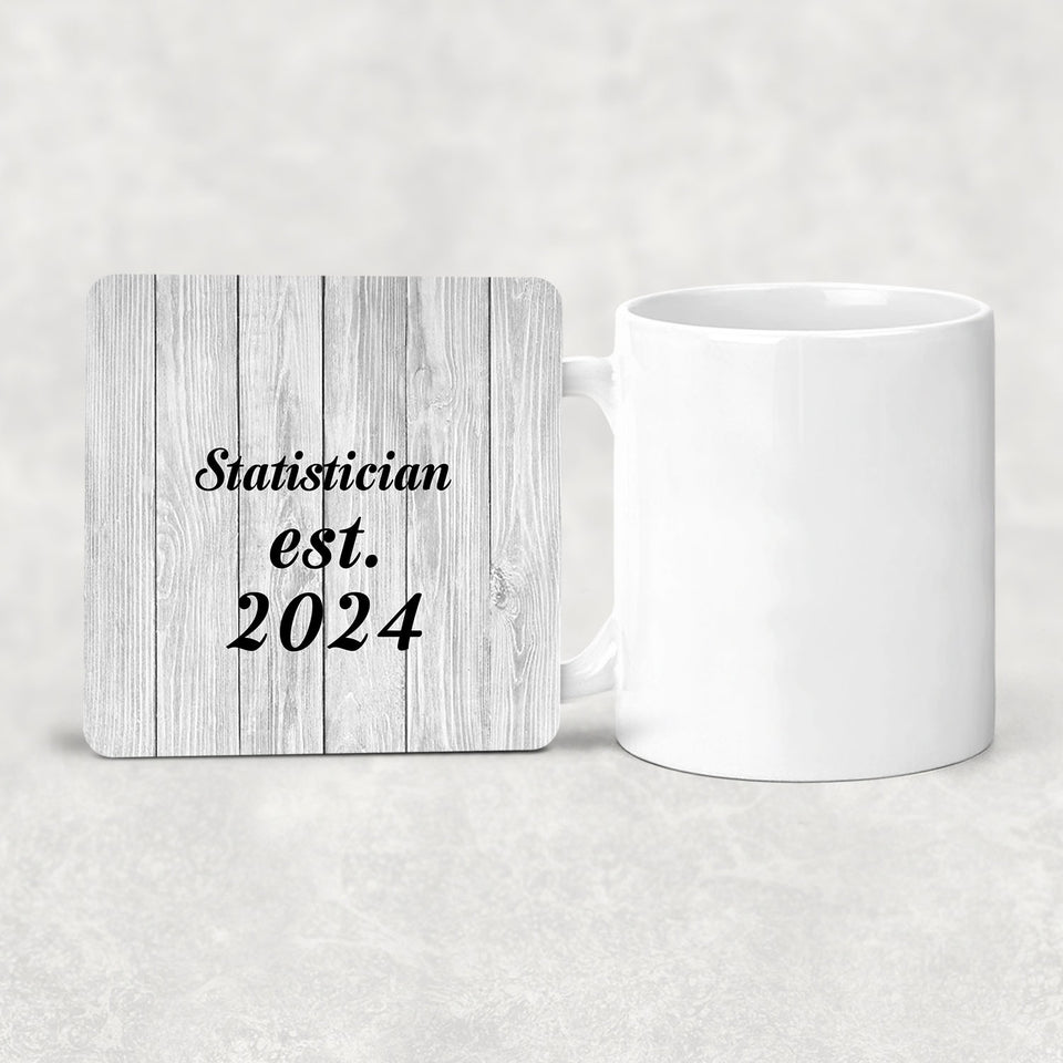 Statistician Established Est. 2024 - Drink Coaster F