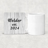 Welder Established Est. 2024 - Drink Coaster F