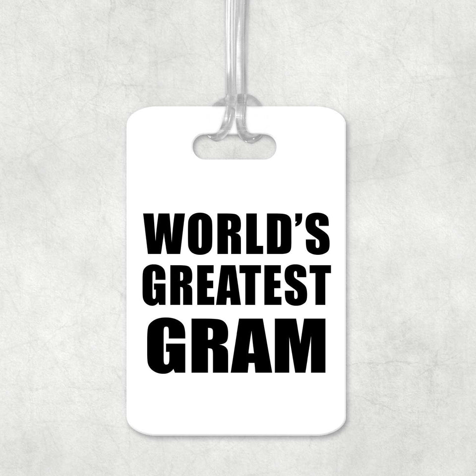 World's Greatest Gram - Luggage Bag Tag