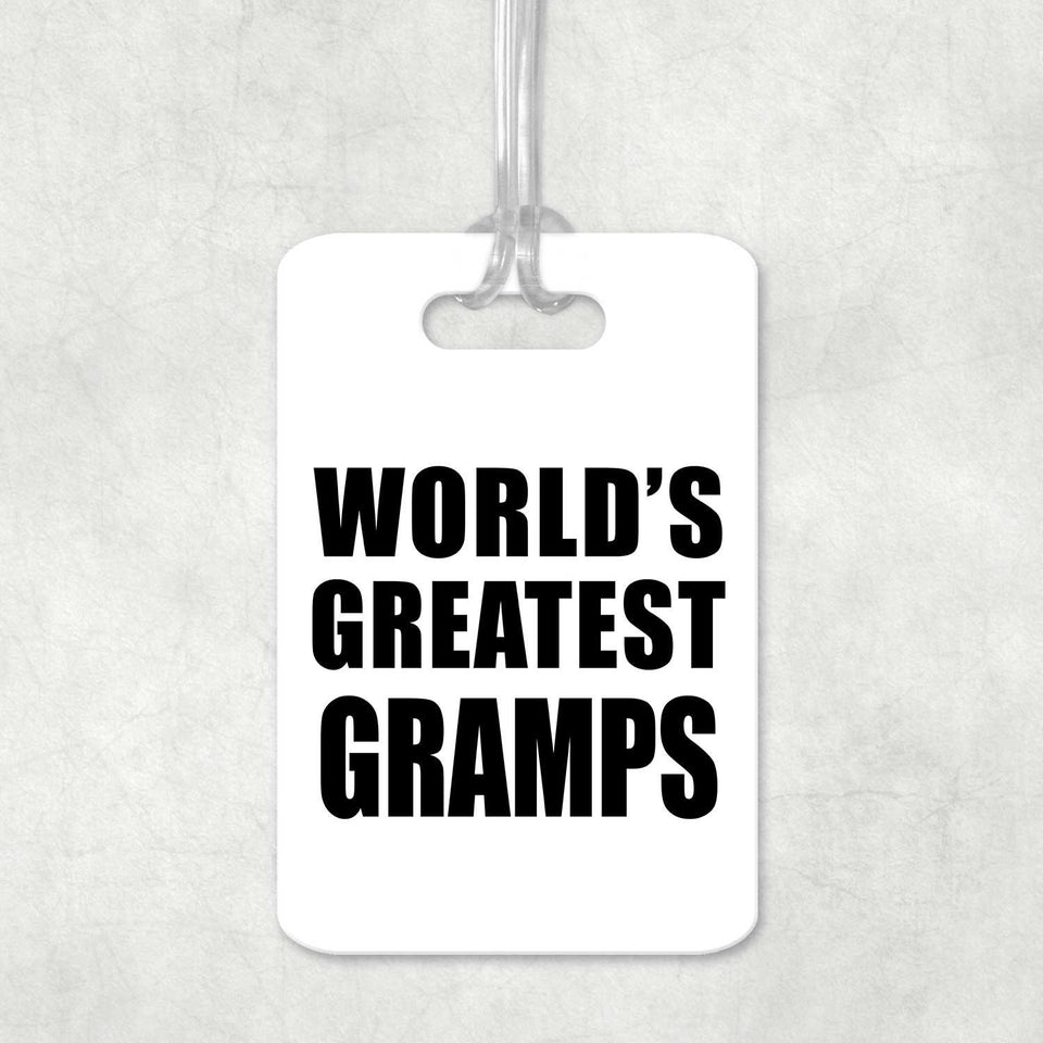 World's Greatest Gramps - Luggage Bag Tag