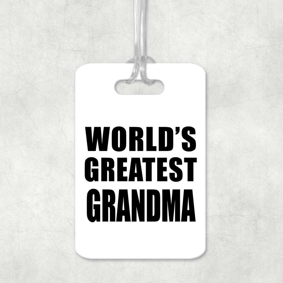 World's Greatest Grandma - Luggage Bag Tag