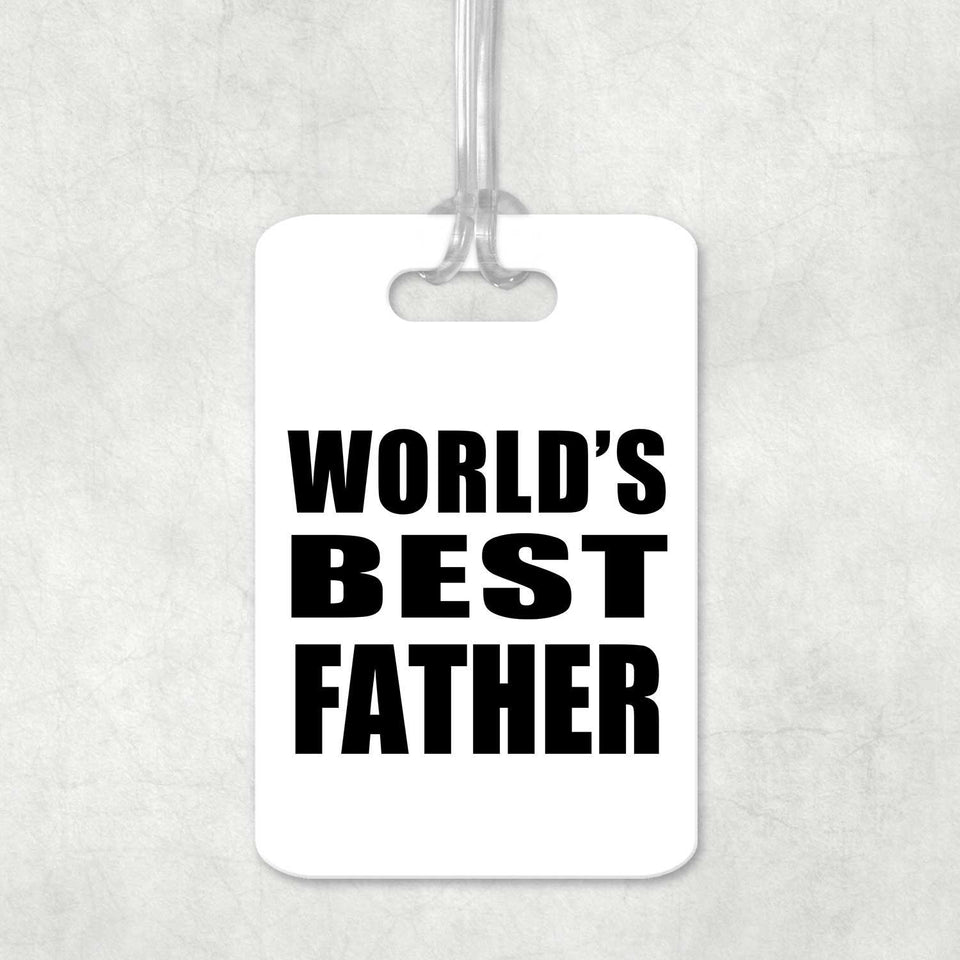 World's Best Father - Luggage Bag Tag