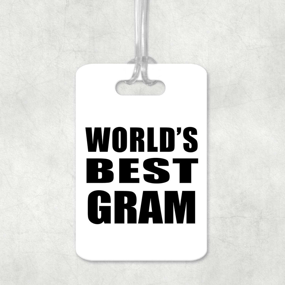 World's Best Gram - Luggage Bag Tag