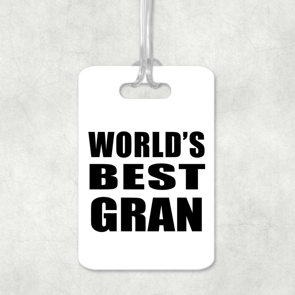 World's Best Gran - Luggage Bag Tag
