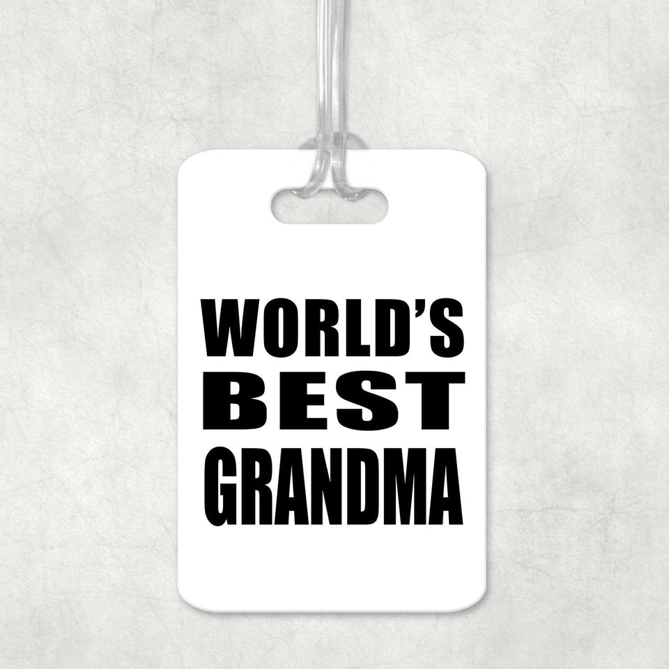World's Best Grandma - Luggage Bag Tag