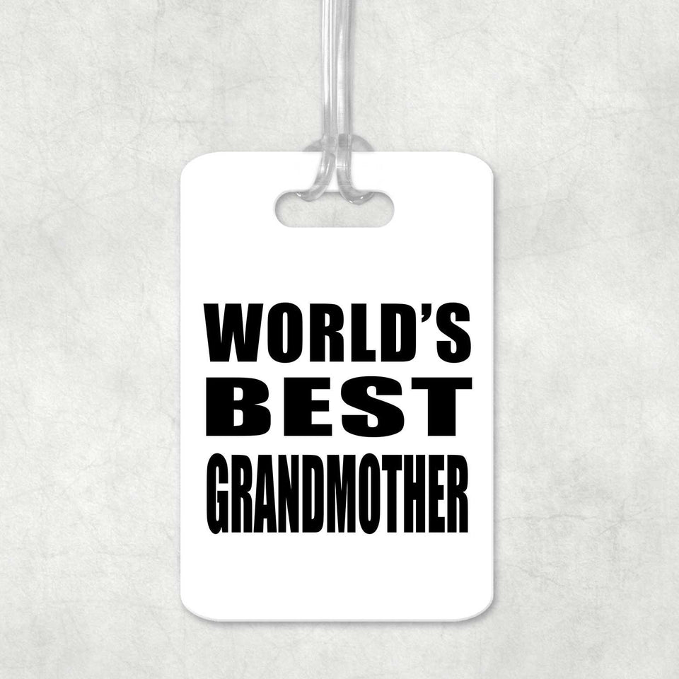 World's Best Grandmother - Luggage Bag Tag