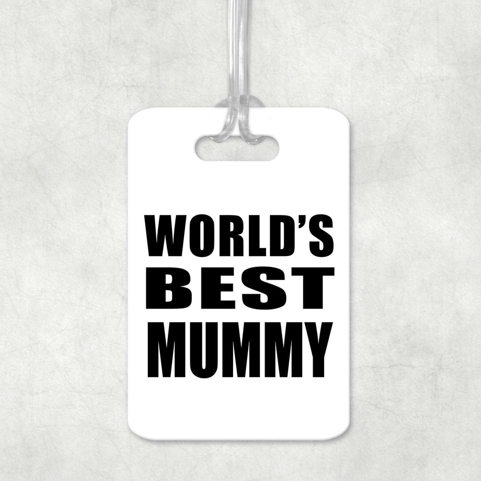 World's Best Mummy - Luggage Bag Tag