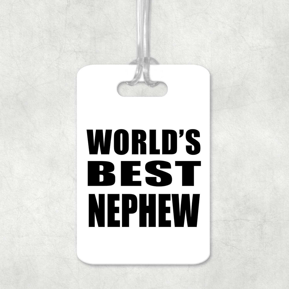 World's Best Nephew - Luggage Bag Tag