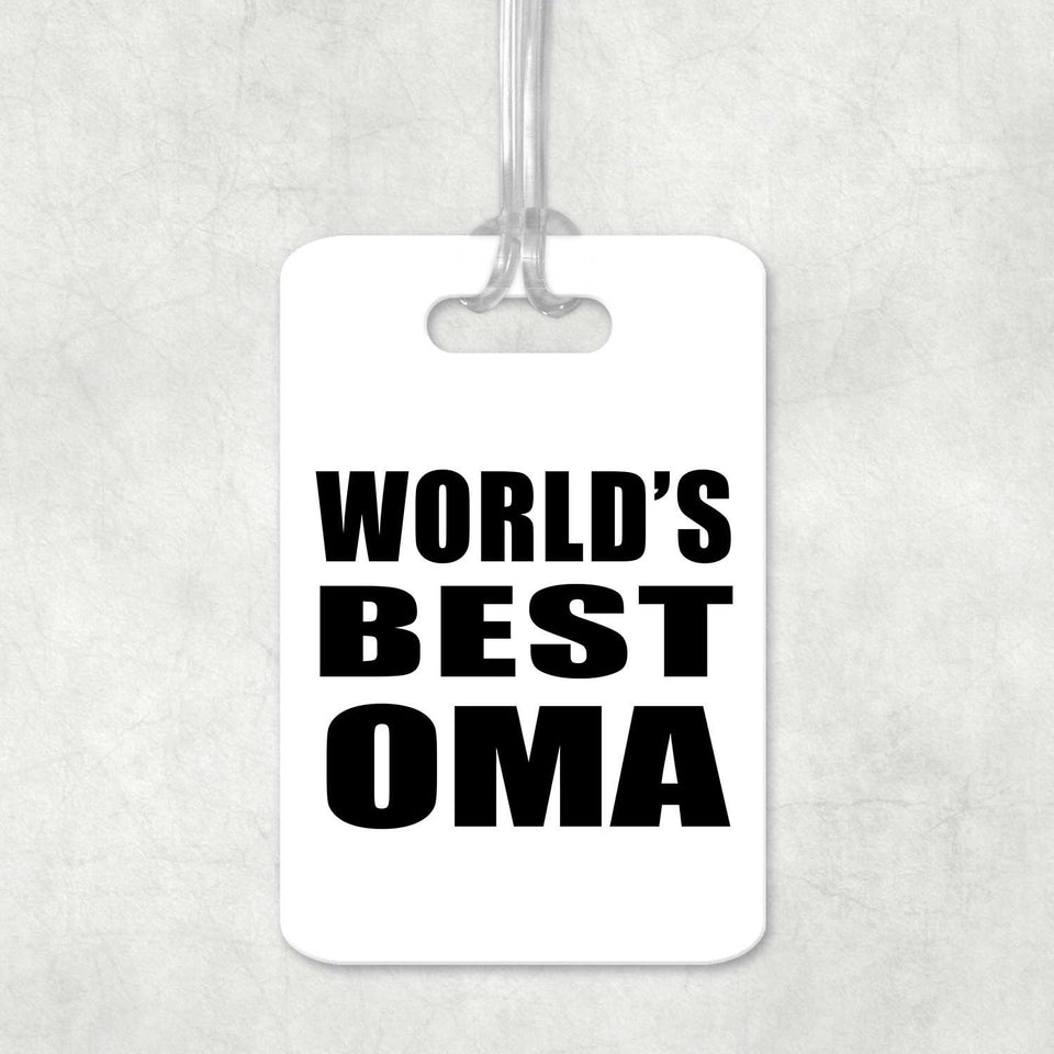 World's Best Oma - Luggage Bag Tag