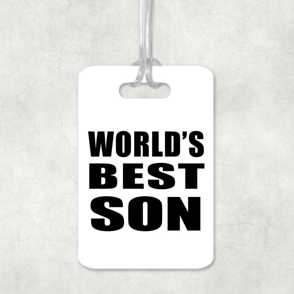 World's Best Son - Luggage Bag Tag