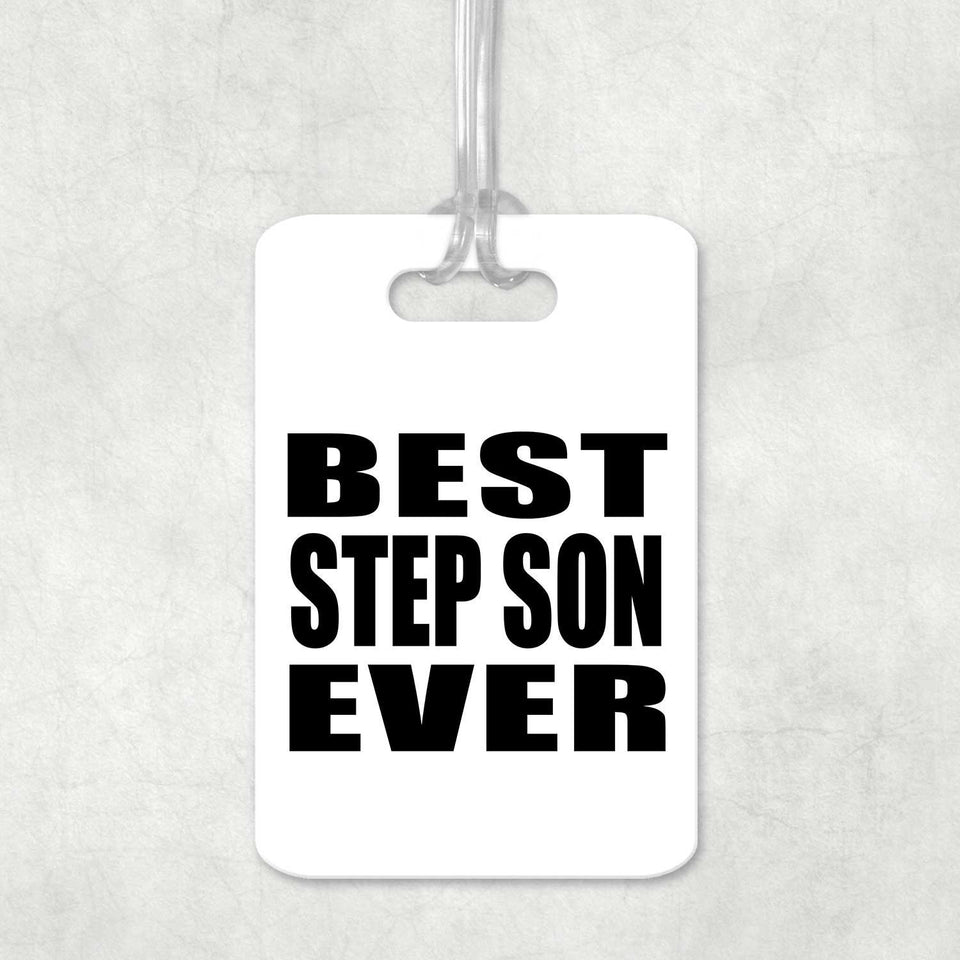Best Step Son Ever - Luggage Bag Tag