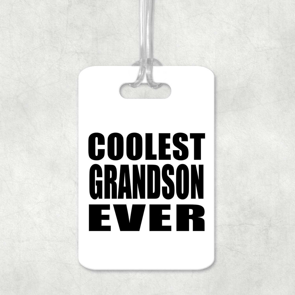 Coolest Grandson Ever - Luggage Bag Tag