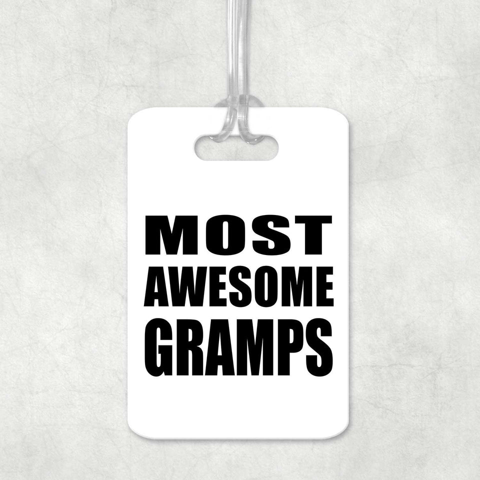 Most Awesome Gramps - Luggage Bag Tag