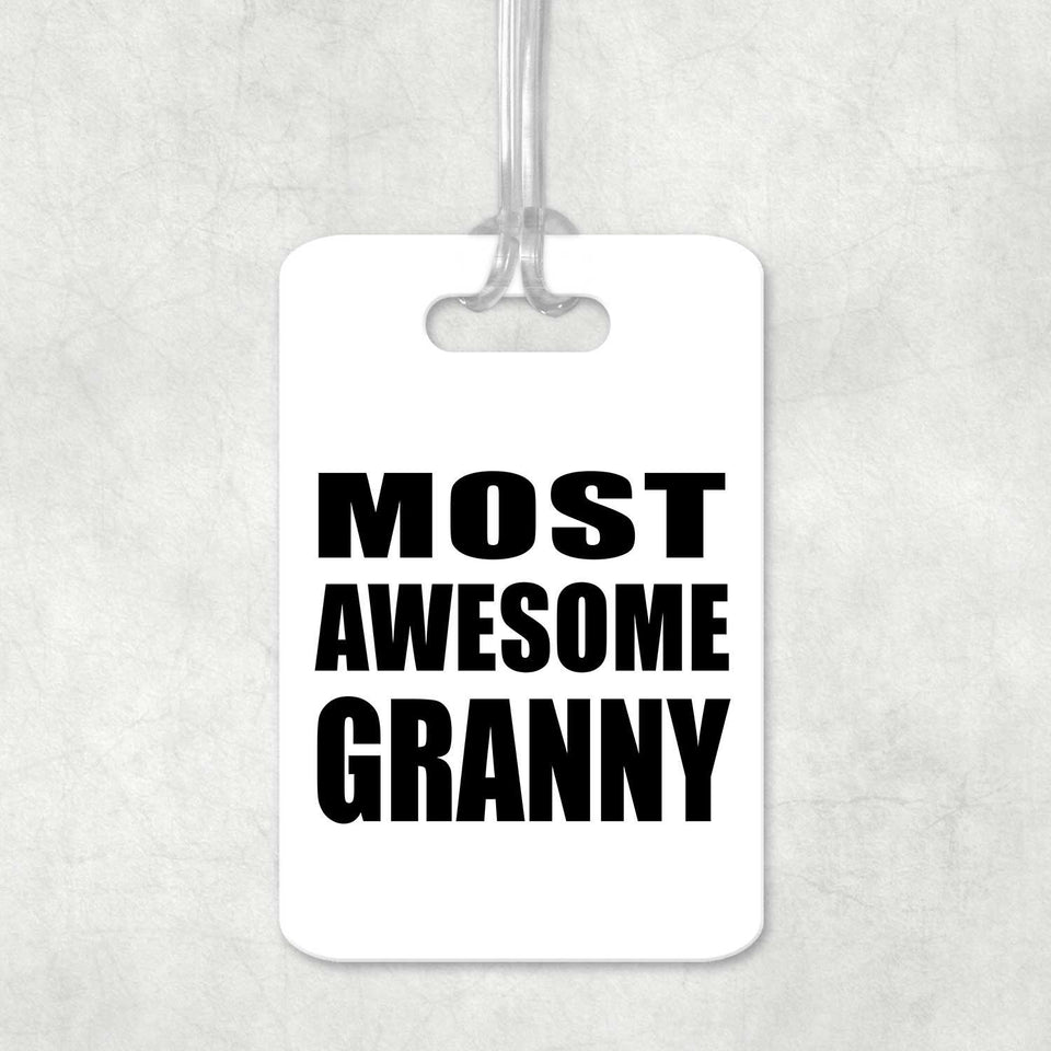 Most Awesome Granny - Luggage Bag Tag